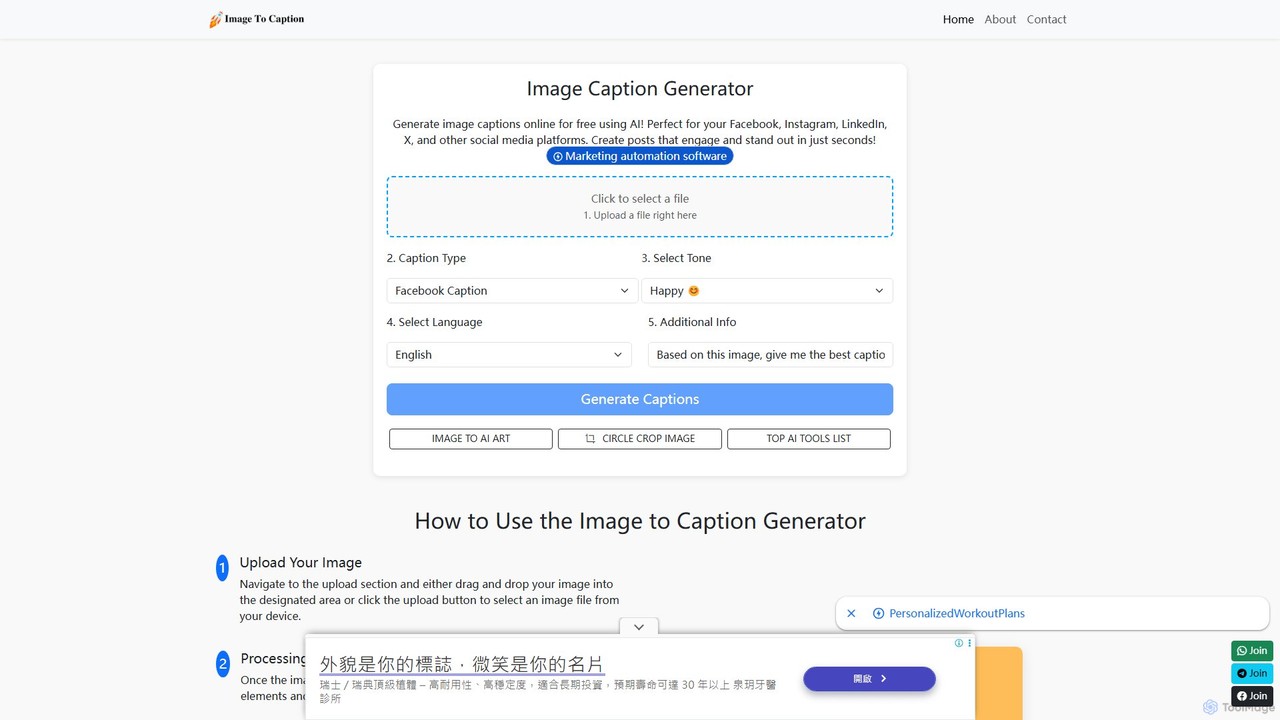 Image Caption Generator