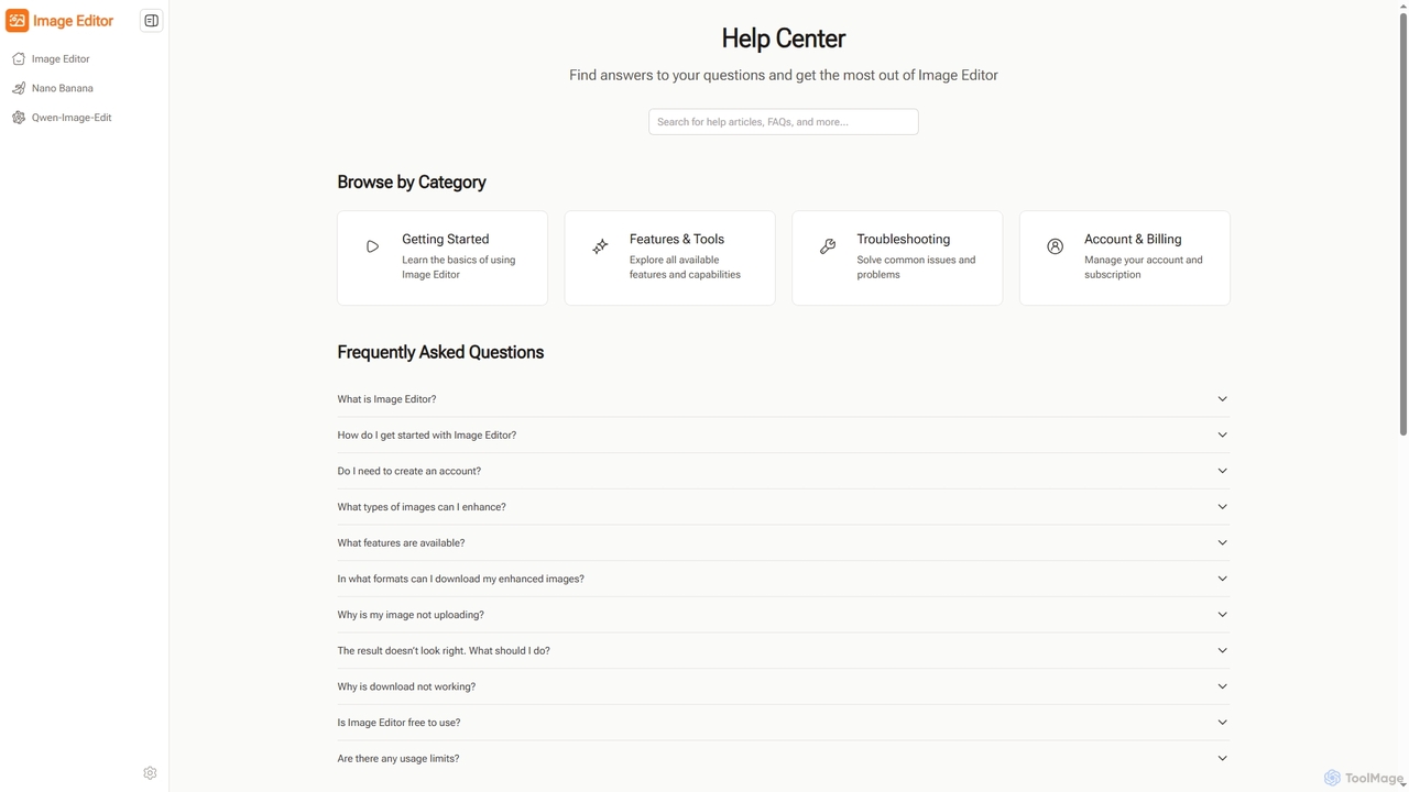 Help Center - Image Editor for Image Editor