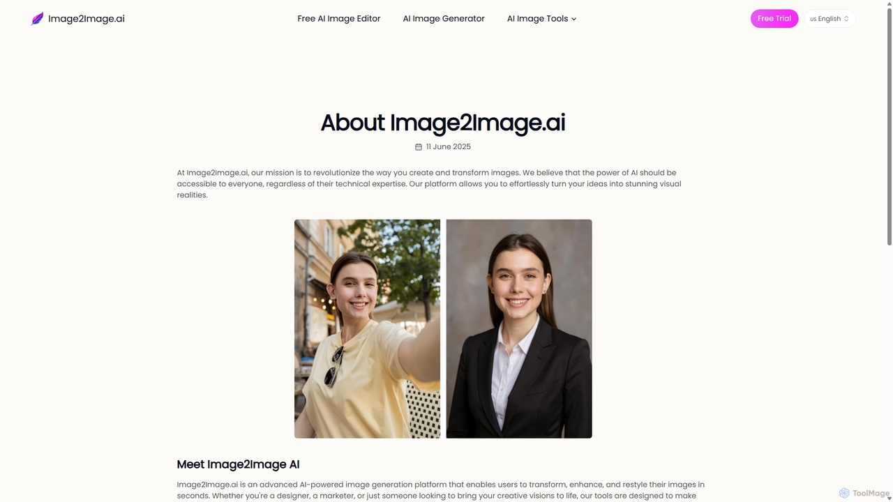Image To Image AI Free AI Image Editor Generator From Your Photos 