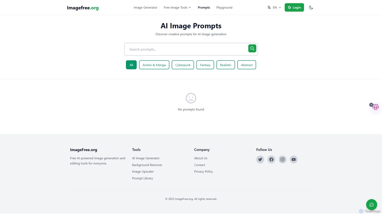 AI Image Prompts - ImageFree.org for Imagefree