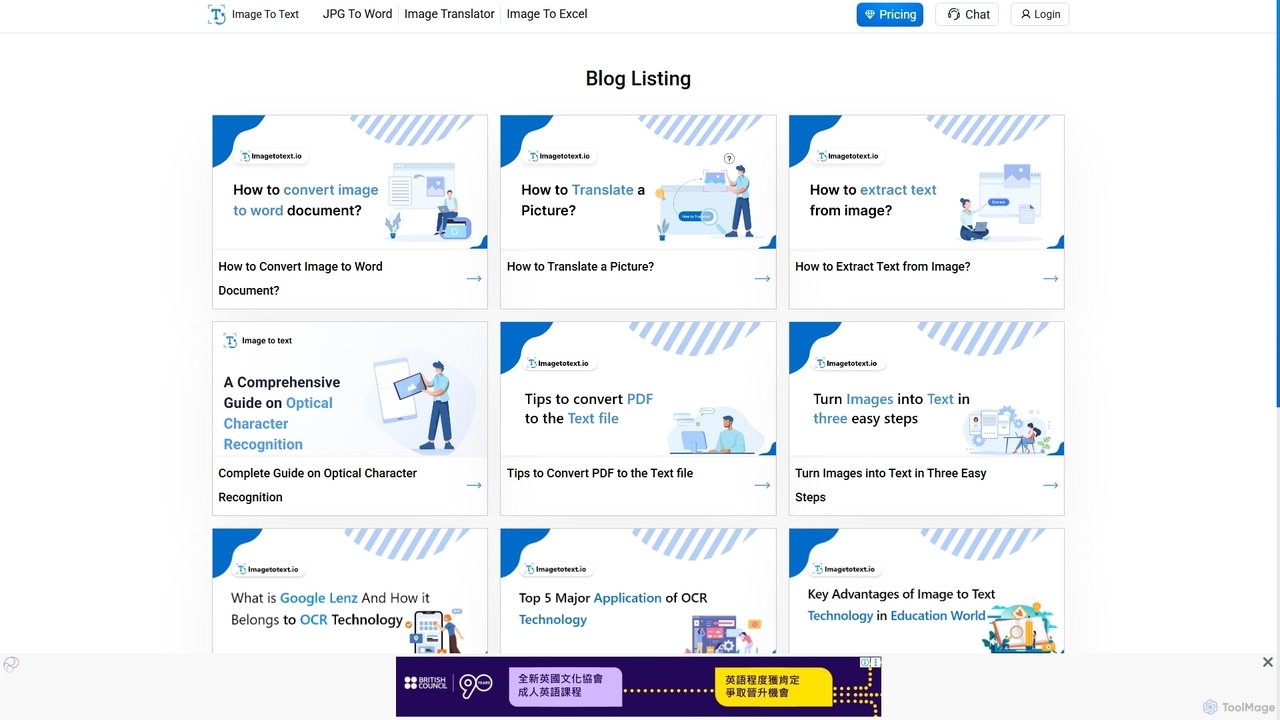 Blog for Imagetotext.io