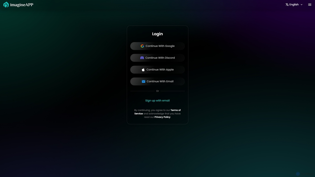 Login | ImagineAPP for Imagineapp
