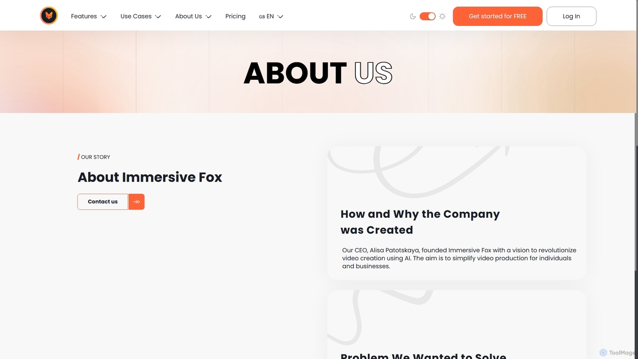 Immersive Fox | About Our Story, Vision, and Values for Immersive Fox