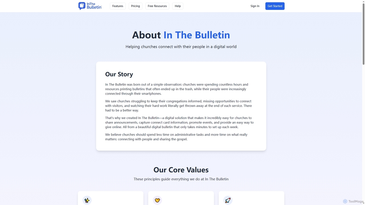 In The Bulletin - Digital Church Bulletins That Drive Engagement for In The Bulletin