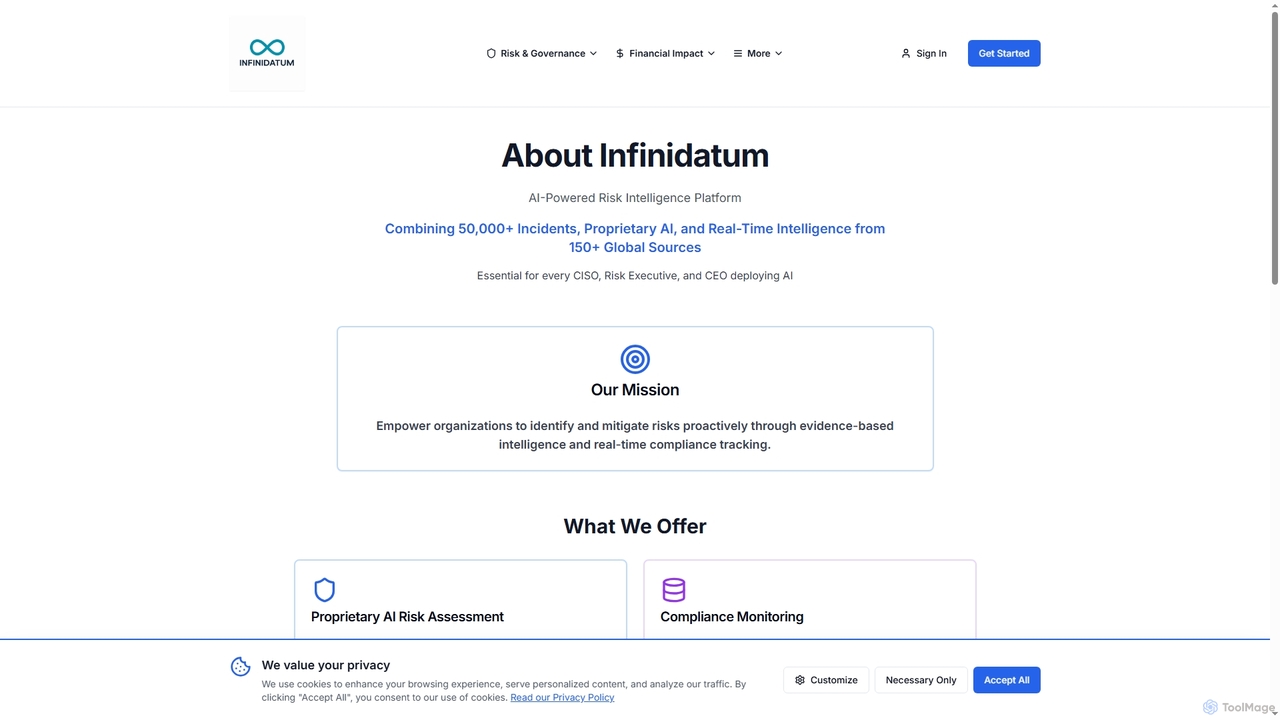About Infinidatum | Risk Intelligence Platform | Infinidatum for Infinidatum