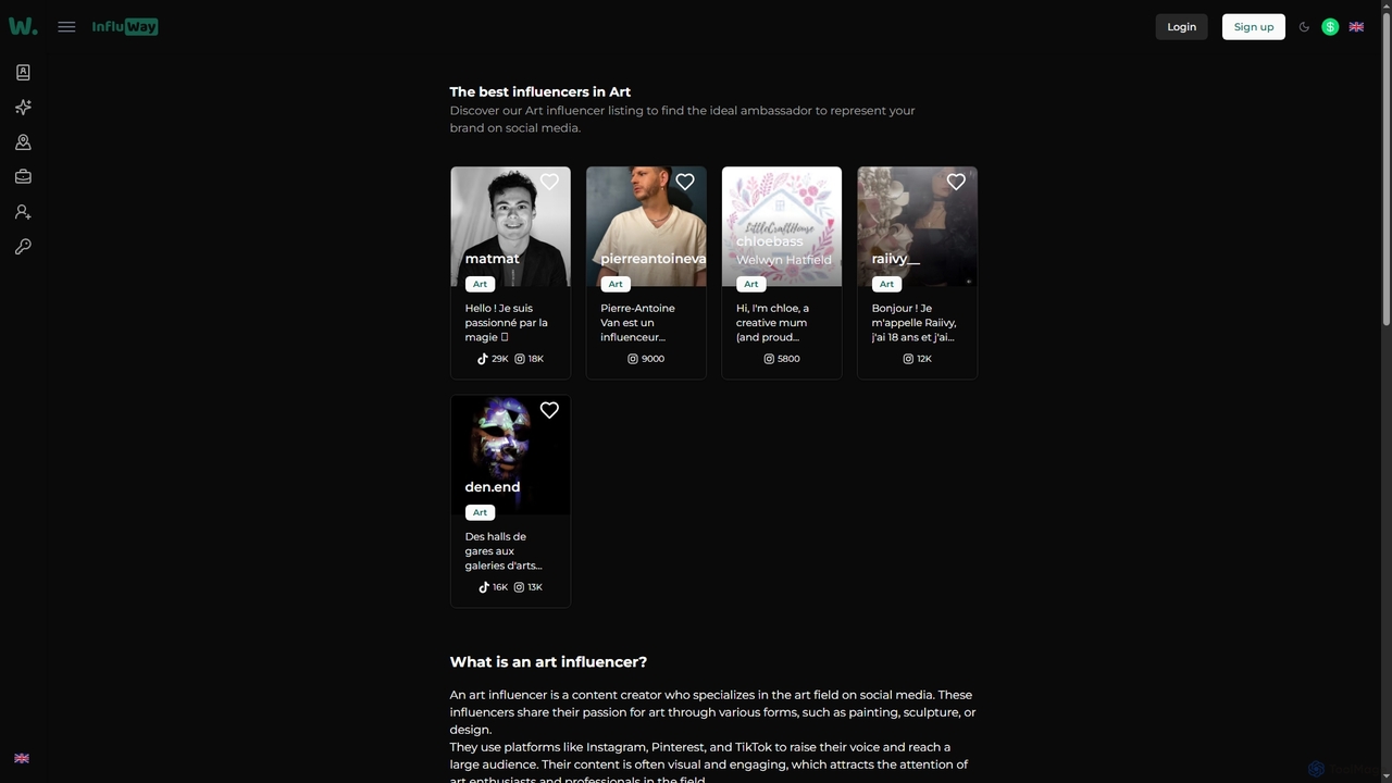 5 Art influencers, find the ideal influencer! | Influway for Influway