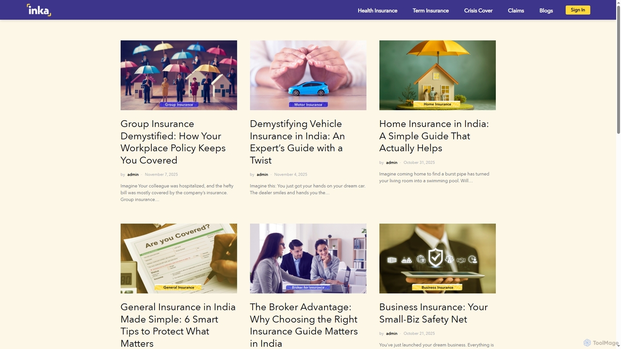 Inka Blogs for Inka