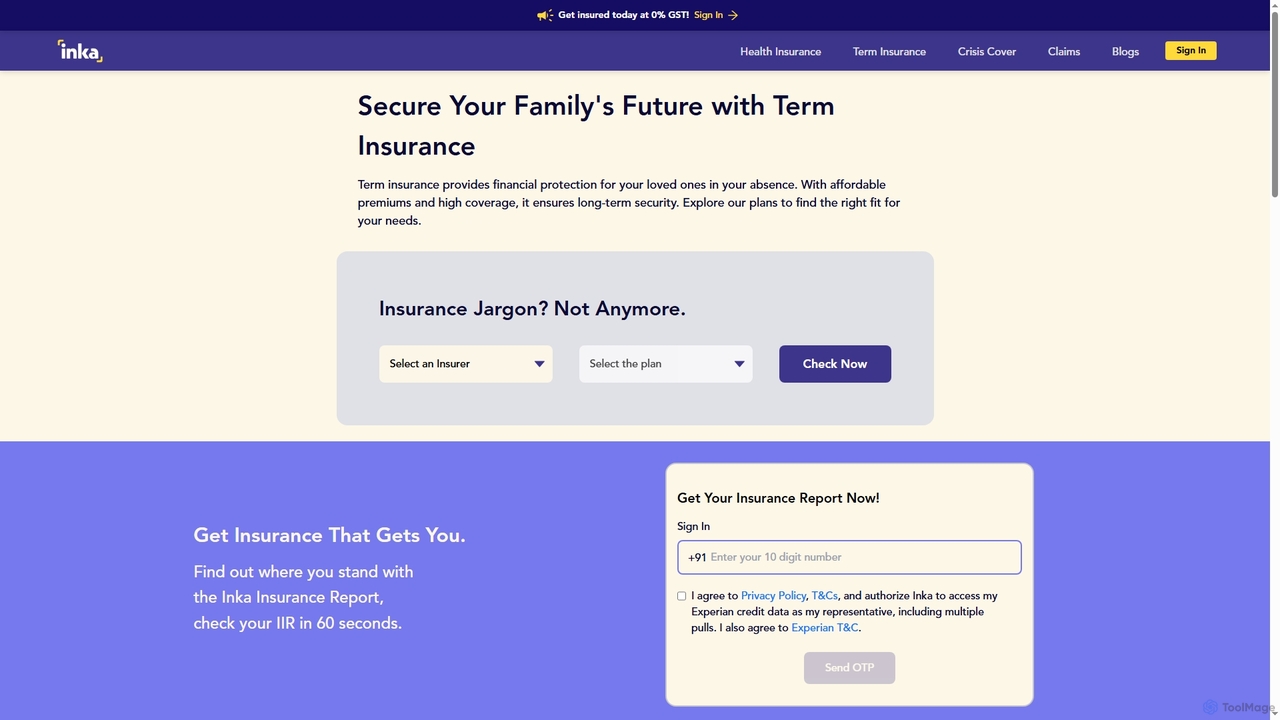 Term Insurance - Secure Your Future with the Best Plans | Inka for Inka