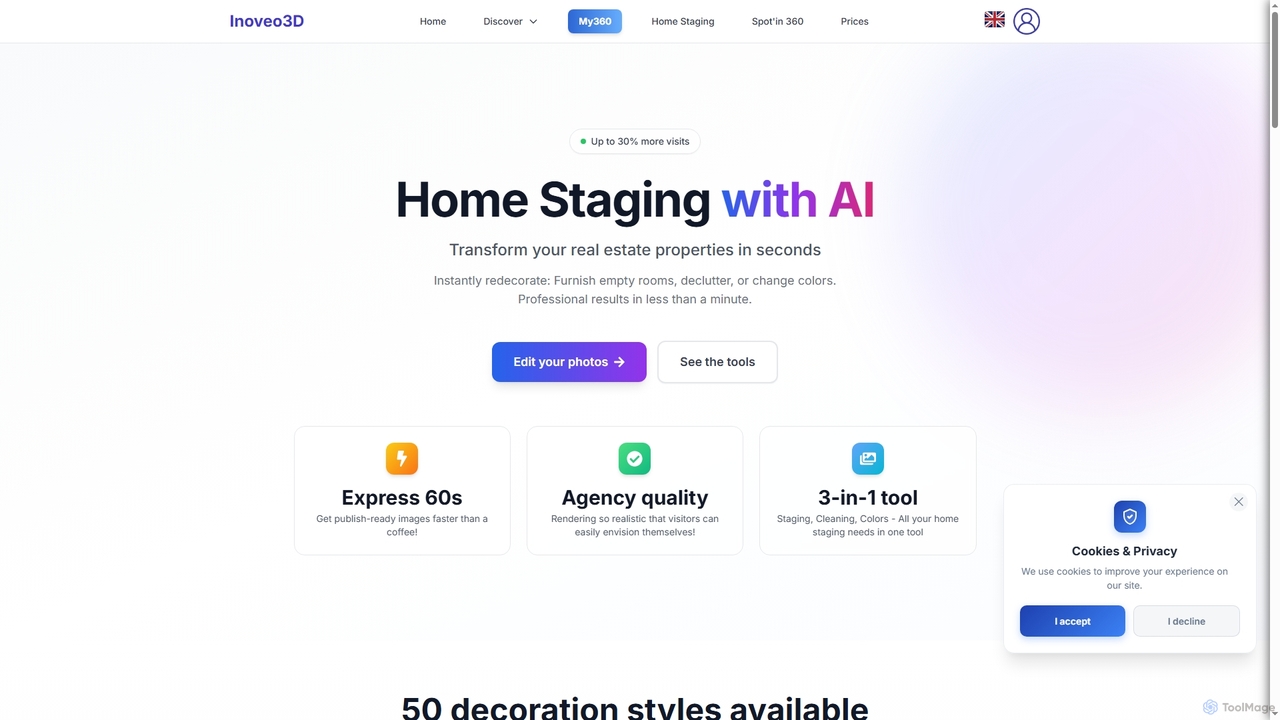Inoveo3D - 360° Virtual Tours for Real Estate for Inoveo3D