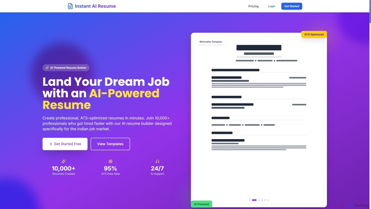 Instant AI Resume