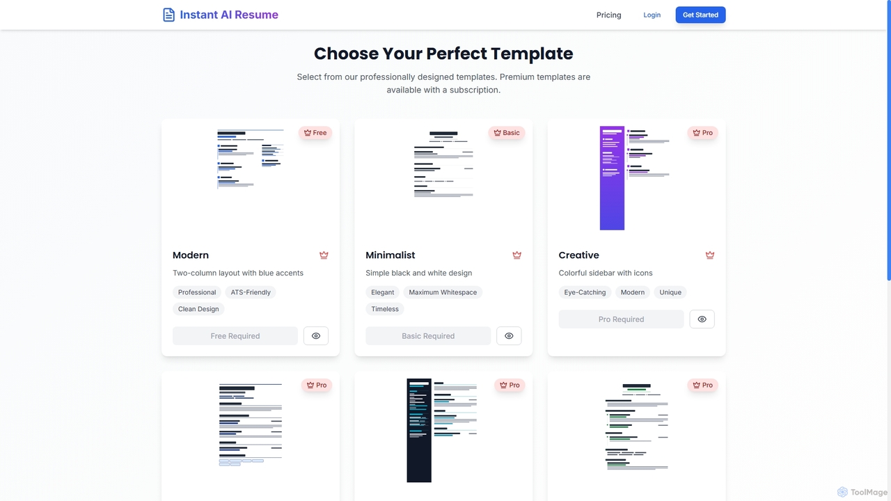 Instant AI Resume for Instant AI Resume