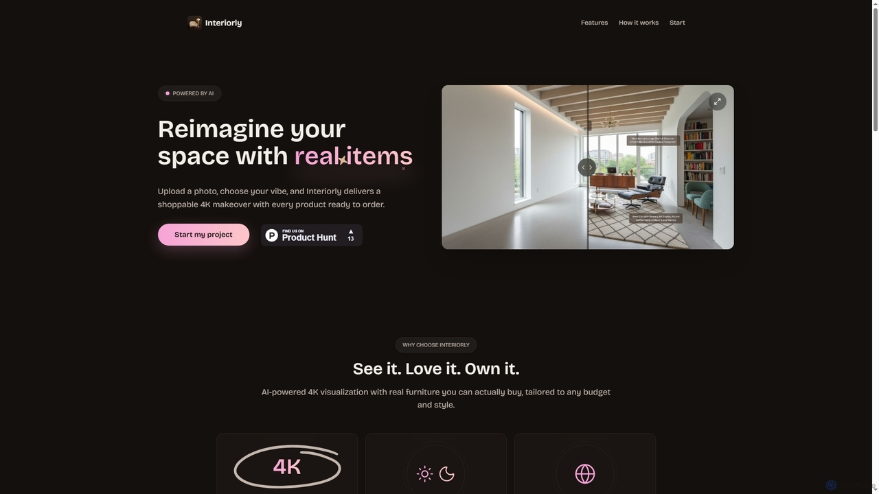 Interiorly