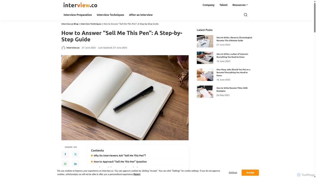 How to Answer "Sell Me This Pen": A Step-by-Step Guide | Interview.co Blog for Interview.co