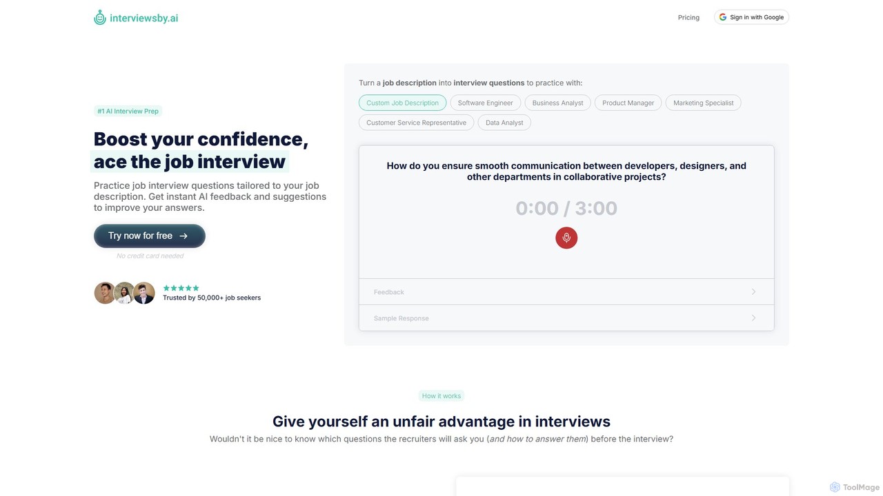 Interviews by AI