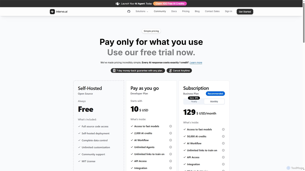 InterVo | an Open-Source Voice & Chat based AI Agents for Businesses for Intervo