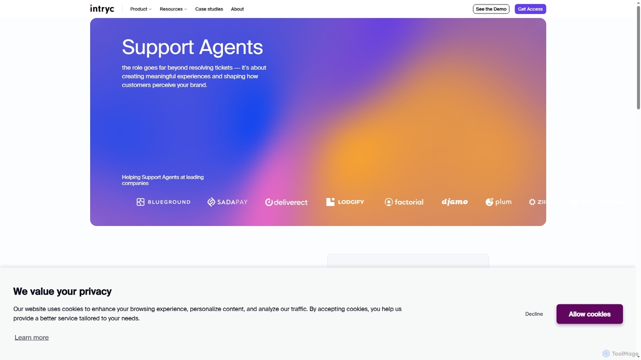 QA Support Agent for Intryc