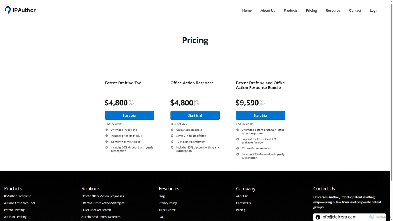 Pricing - IP Author for Ipauthor