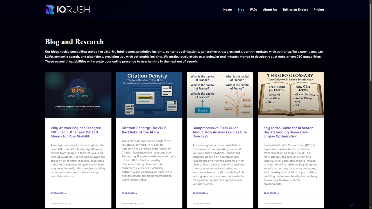 The Future of AI Visibility in Search: Trends and Insights - IQRush.ai for IQRush