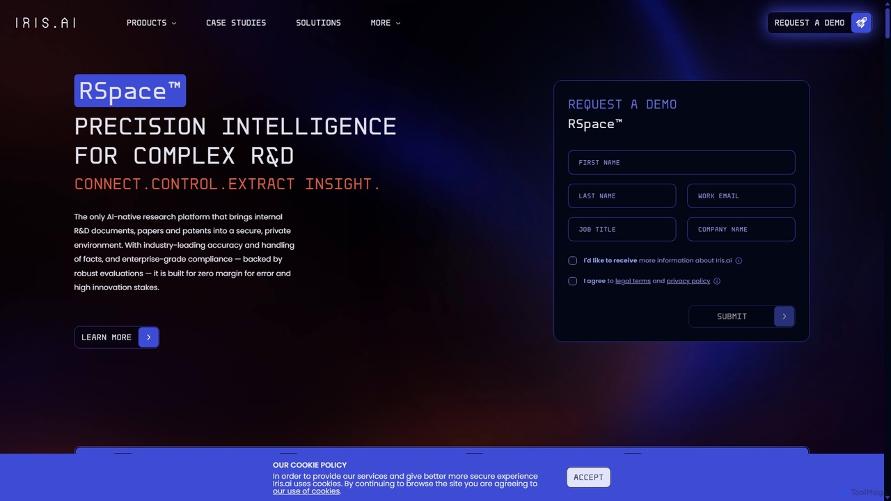 RSpace™ | Secure AI Research Platform for R&D, Data & Innovation Leaders for Iris.ai