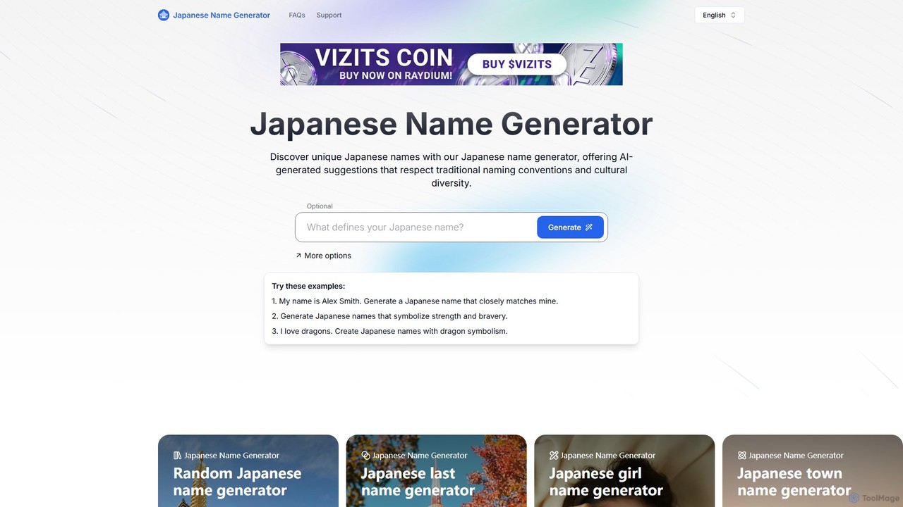 Japanese Name Generator