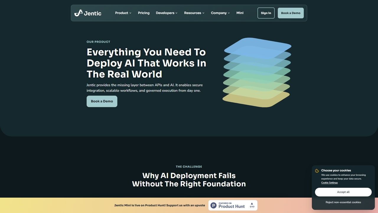 Product | Jentic - The Enterprise AI Automation Platform for Jentic