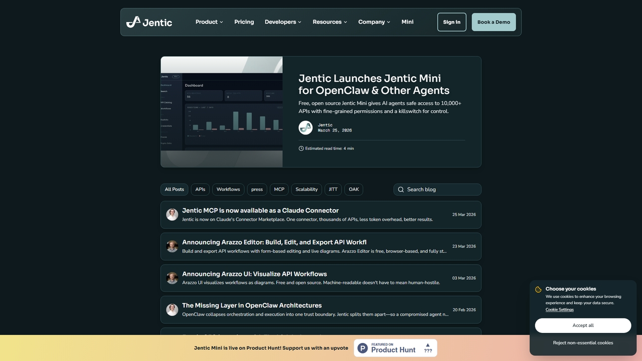 Jentic Blog | Insights & Updates for Jentic