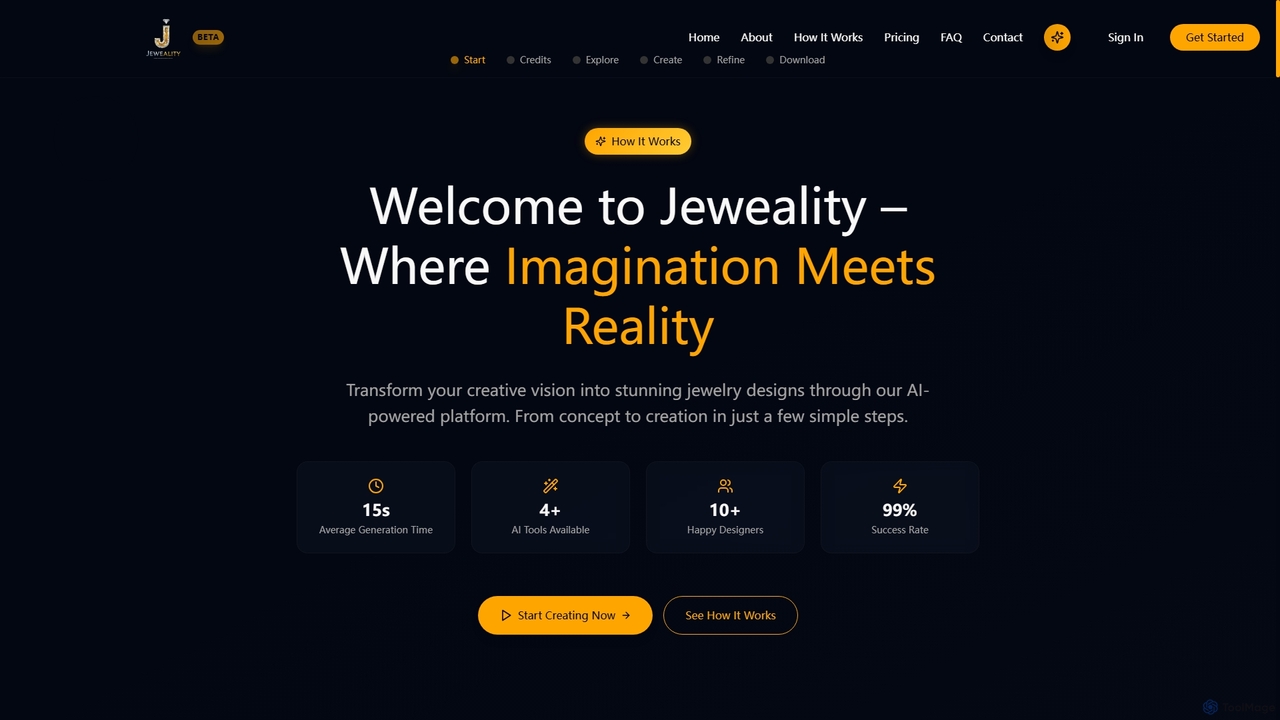 Jeweality AI - Transform Ideas Into Jewelry Designs With AI By Jeweality for Jeweality