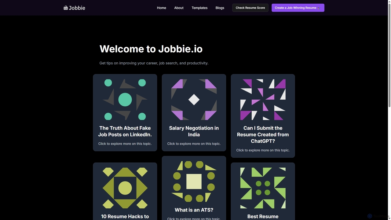 Jobbie: Blogs for Jobbie