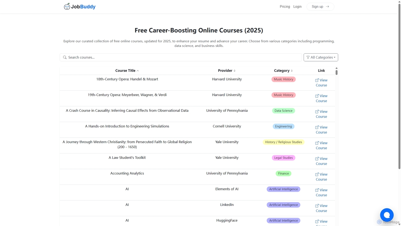 Free Online Courses to Boost Your Resume (2025) | JobBuddy for JobBuddy