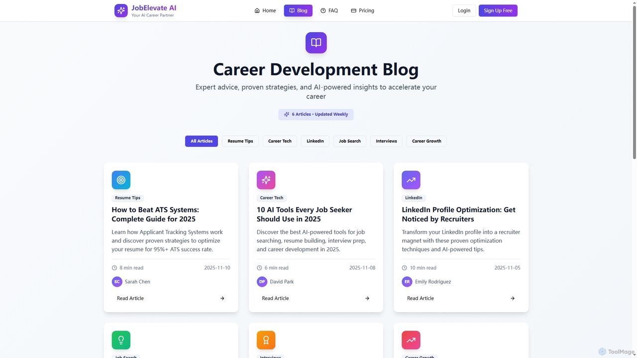 Career Development Blog - Job Search Tips & Resume Advice | JobElevate AI for JobElevate AI