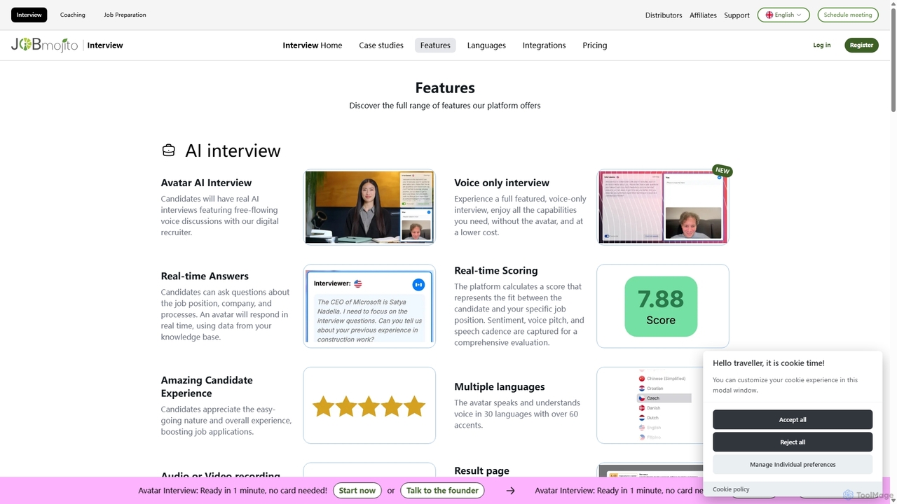Discover AI-Powered Recruitment Features for JobMojito