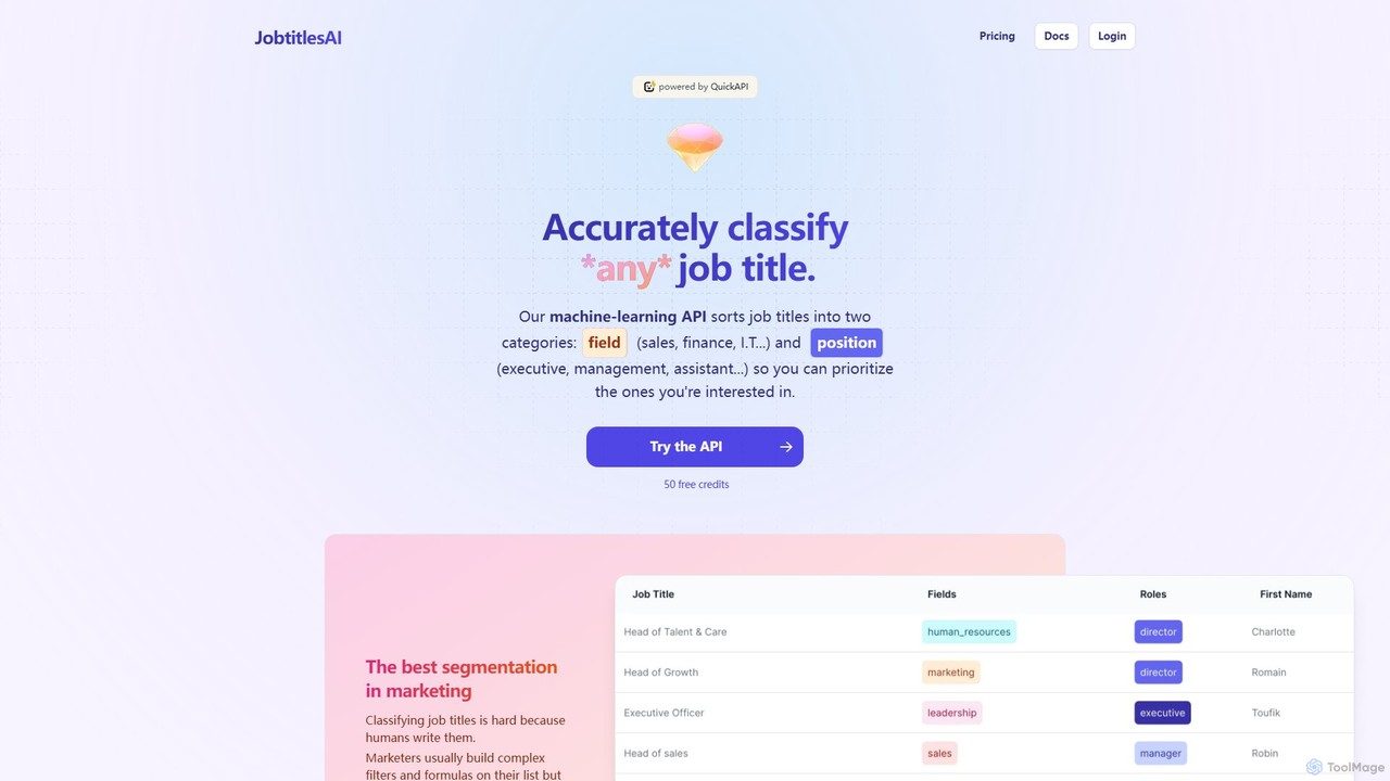 preview for JobtitlesAI