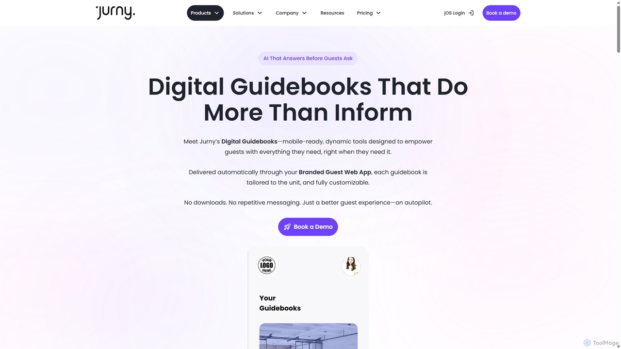 Digital Guidebooks | Inform and Delight Your Guests for Jurny
