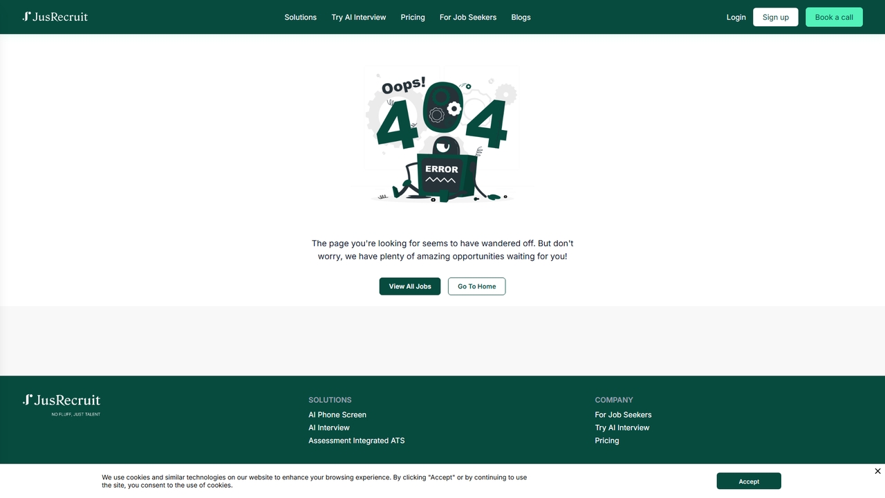 JusRecruit - AI Recruiting Software | Automate Screening & Interviews | Hire Faster for JusRecruit