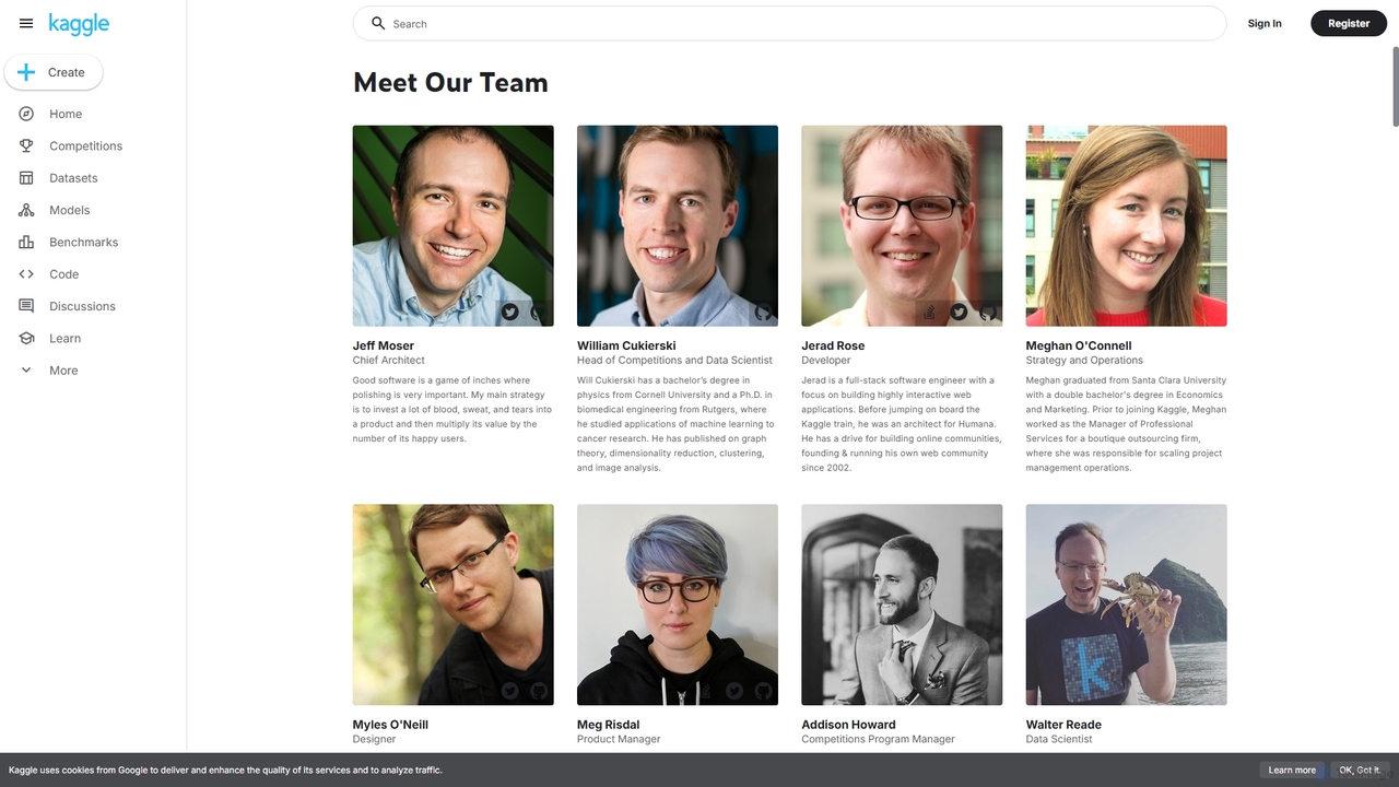 Our Team | Kaggle for Kaggle