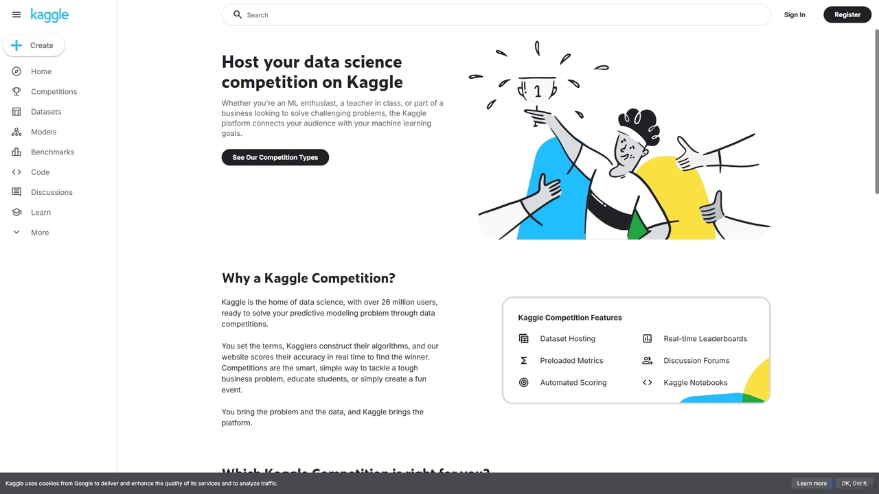 Learn about hosting Kaggle Competitions | Kaggle for Kaggle