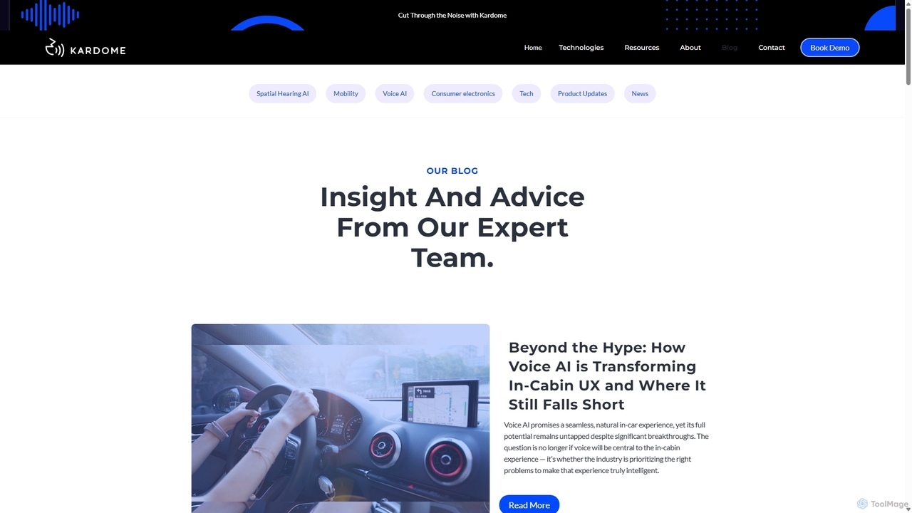 Kardome Voice Tech Blog for Kardome
