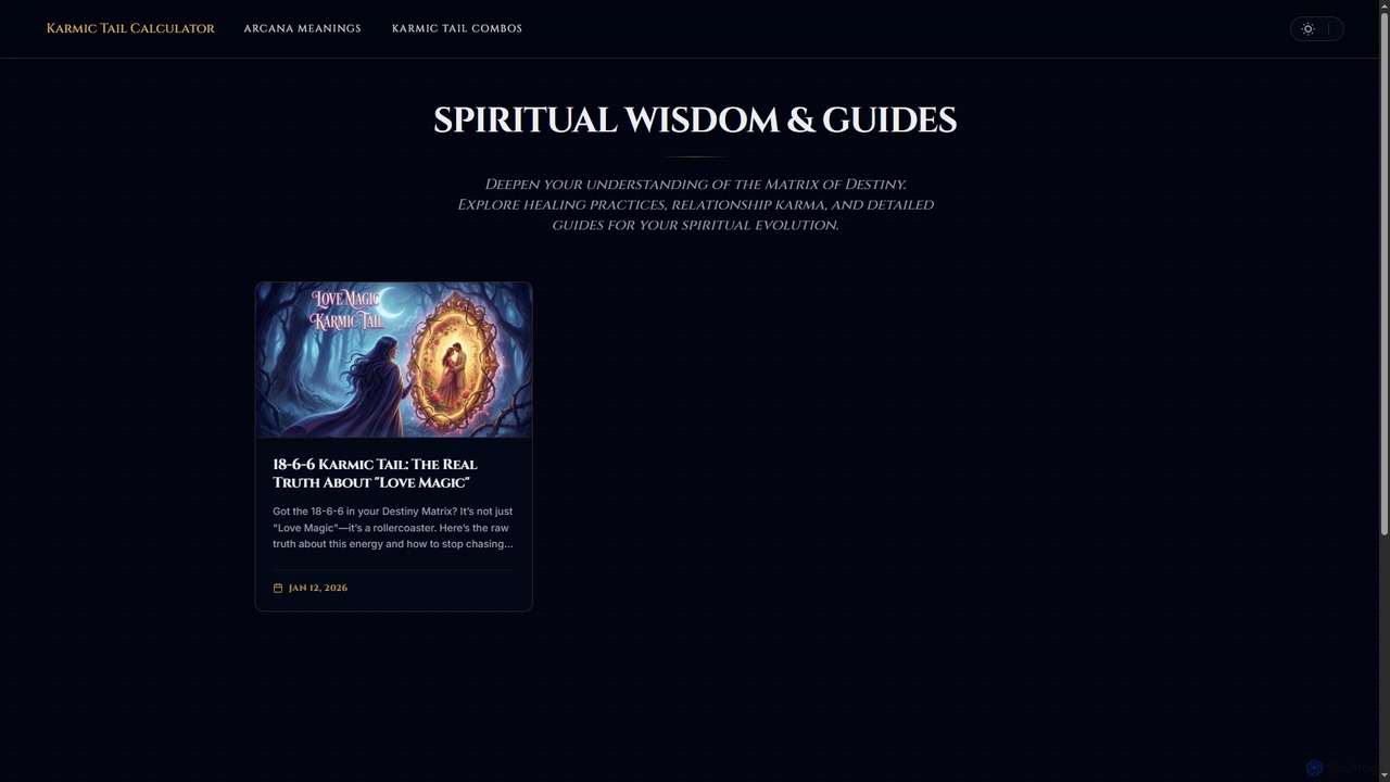Karmic Tail Blog: Matrix of Destiny Guides & Spiritual Healing for Karmic Tail