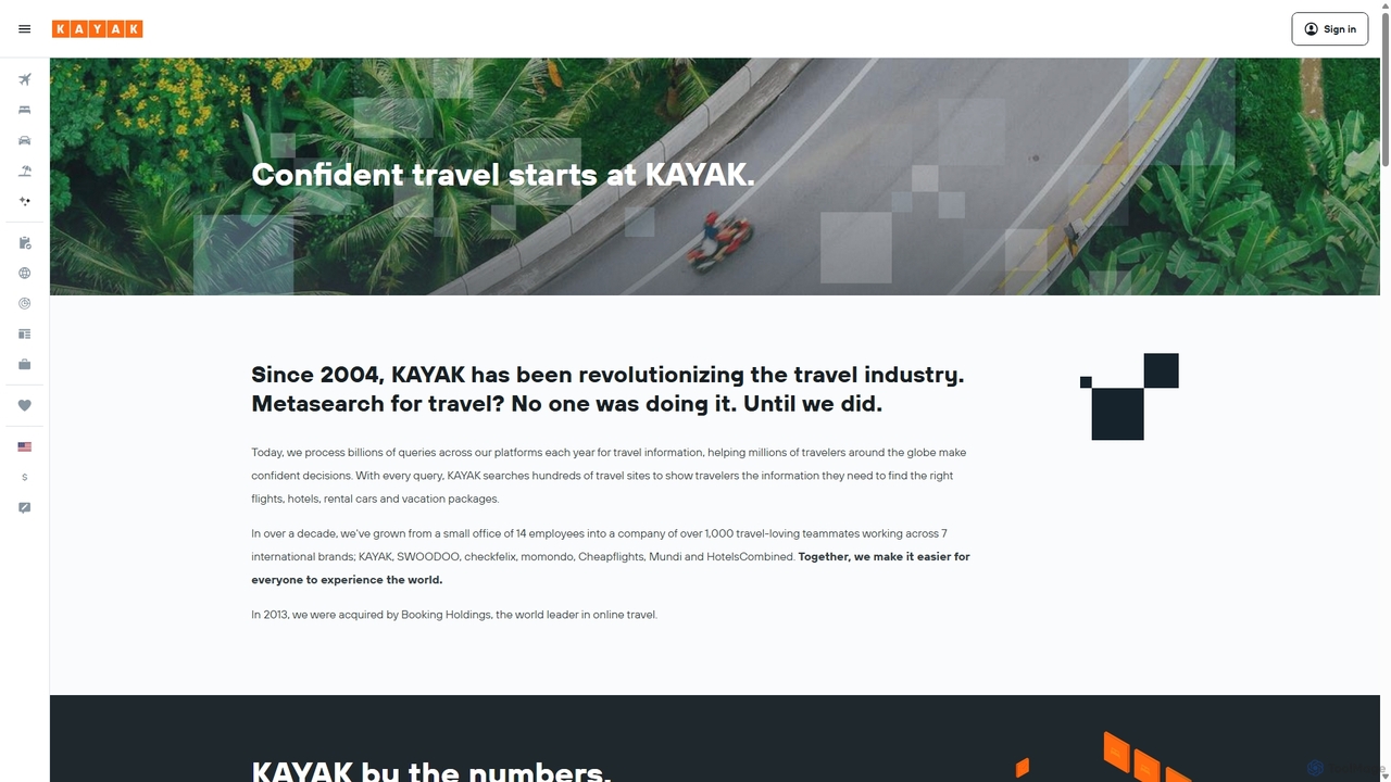 KAYAK - About us for KAYAK