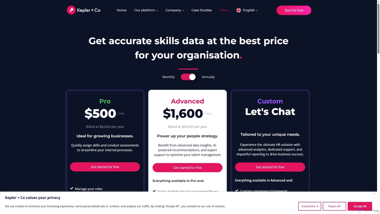 Pricing | Kepler + Co for Keplerco