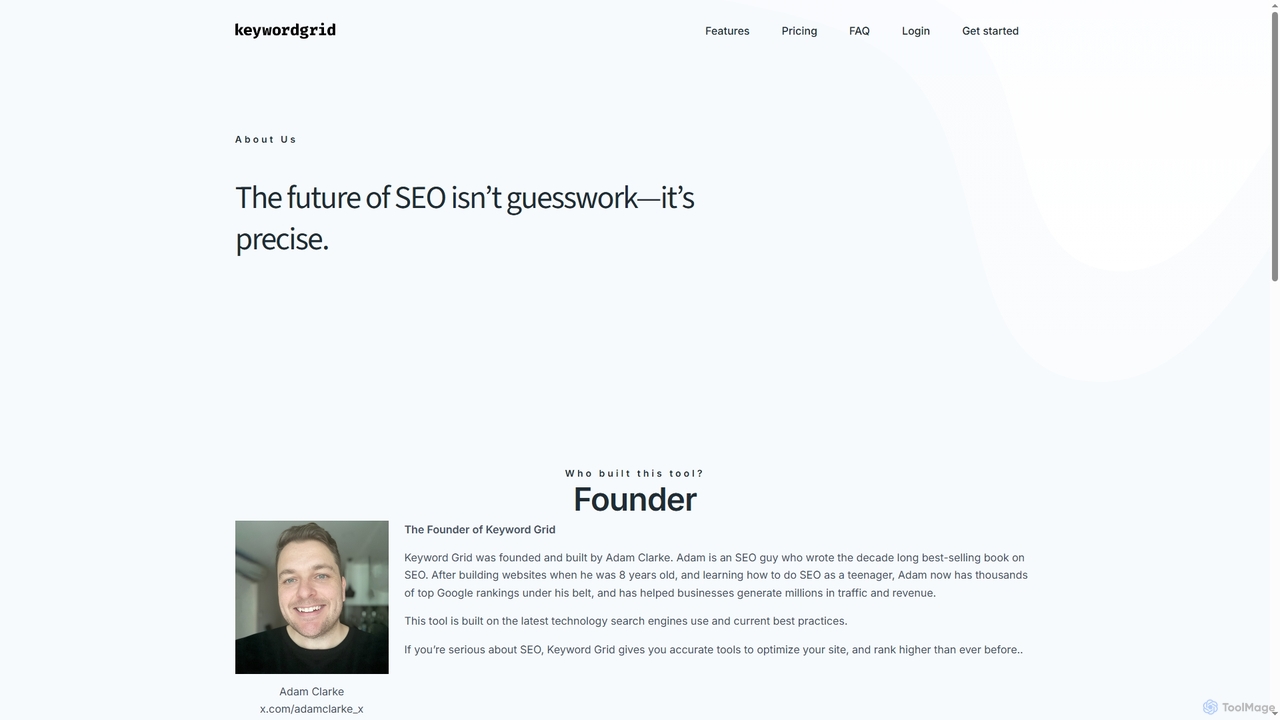 About – Keyword grid for Keywordgrid