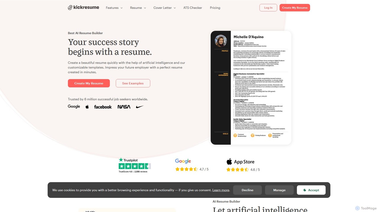 Kickresume
