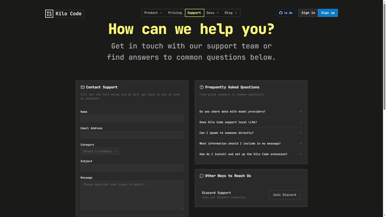 Kilo - Support for Kilo