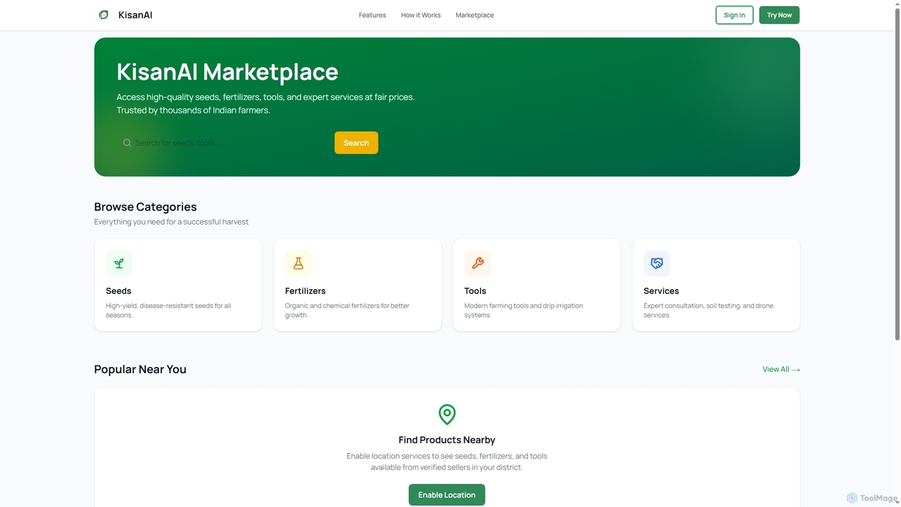 KisanAI - India's First AI-Powered Agricultural Assistant for KisanAI