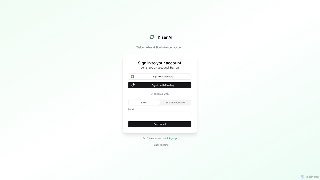 KisanAI - India's First AI-Powered Agricultural Assistant for KisanAI