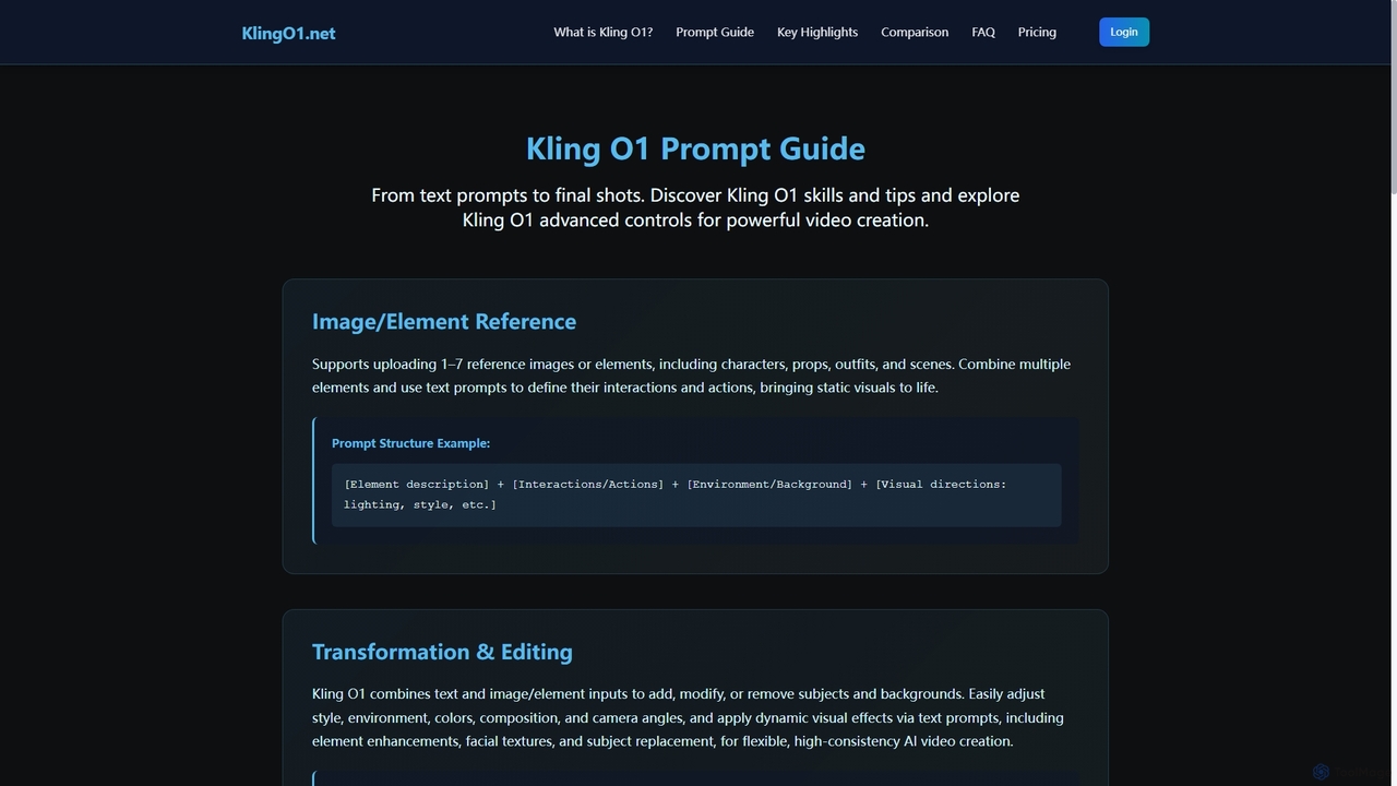 Kling O1 Prompt Guide: Best Prompts for AI Video Creation for Kling O1