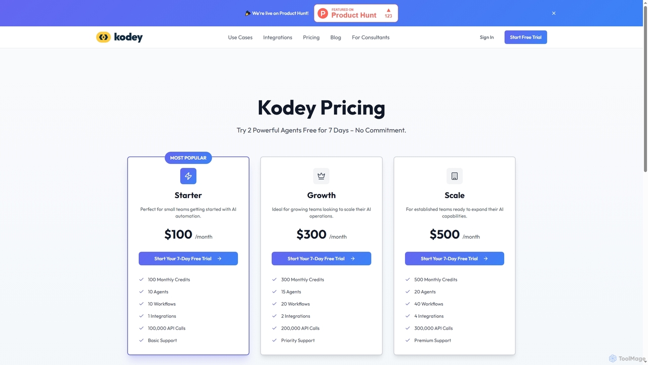 Kodey AI - Create Autonomous AI Agent Teams That Scale Your Business for Kodey