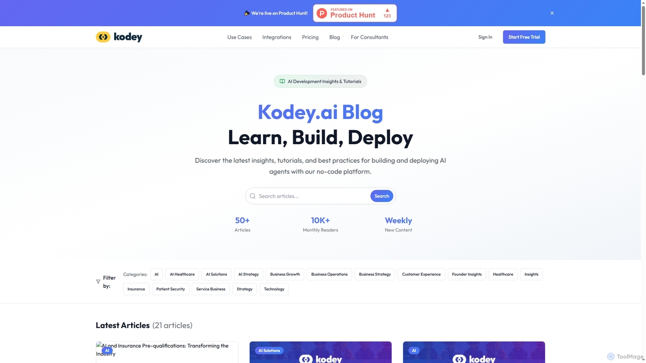Kodey AI - Create Autonomous AI Agent Teams That Scale Your Business for Kodey