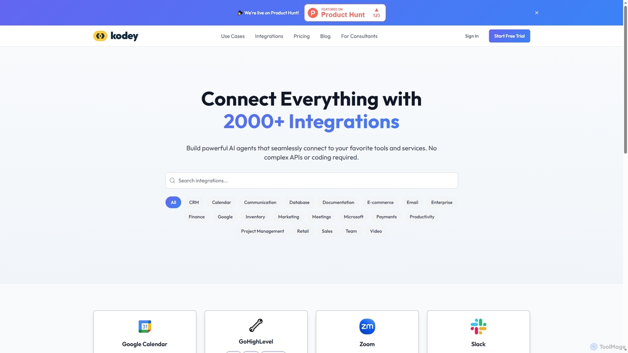 Kodey AI - Create Autonomous AI Agent Teams That Scale Your Business for Kodey