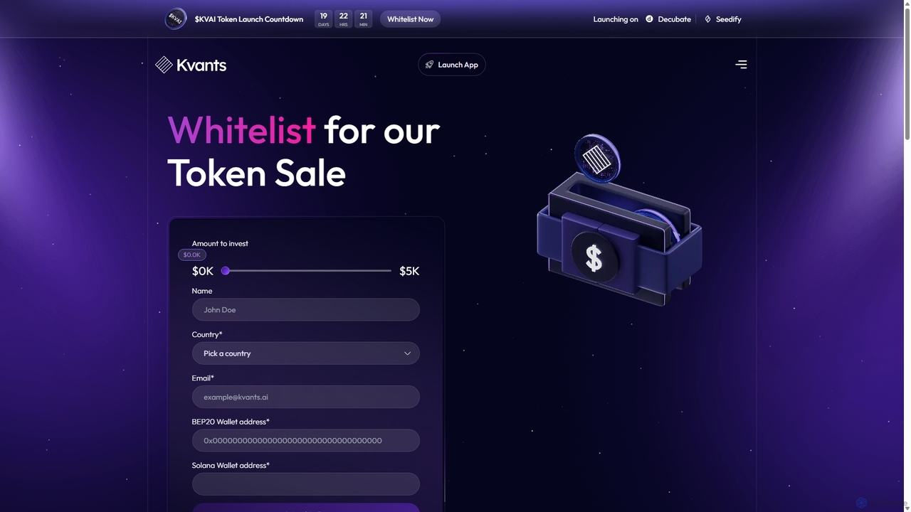 Kvants - AI Powered Asset Management Platform Bringing Automated Quantitative Strategies to Everyday Investors for Kvants